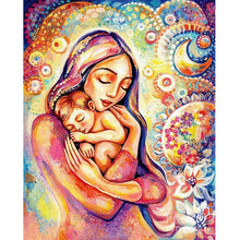 Lade das Bild in den Galerie-Viewer, Mutter Sohn - voller quadratischer Diamant - 40x50cm
