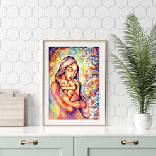 Lade das Bild in den Galerie-Viewer, Mutter Sohn - voller quadratischer Diamant - 40x50cm
