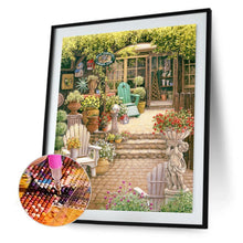 Lade das Bild in den Galerie-Viewer, SteinPflaster Garten - voller quadratischer Diamant - 40x50cm
