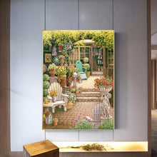 Lade das Bild in den Galerie-Viewer, SteinPflaster Garten - voller quadratischer Diamant - 40x50cm

