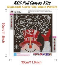 Lade das Bild in den Galerie-Viewer, Weihnachten - voller runder Diamant - 30x30cm
