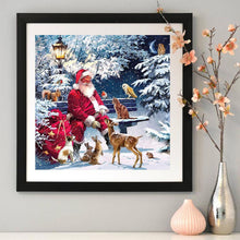 Lade das Bild in den Galerie-Viewer, Weihnachten -Rund/Quadrat Diamond Painting

