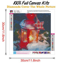 Lade das Bild in den Galerie-Viewer, Weihnachten - voller runder Diamant - 30x30cm
