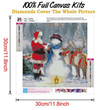 Lade das Bild in den Galerie-Viewer, Weihnachten - voller runder Diamant - 30x30cm

