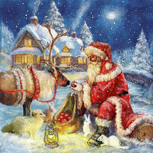 Lade das Bild in den Galerie-Viewer, Weihnachten - voller runder Diamant - 30x30cm

