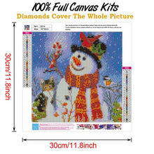Lade das Bild in den Galerie-Viewer, Weihnachten - voller runder Diamant - 30x30cm

