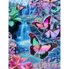 Lade das Bild in den Galerie-Viewer, Schmetterling - voller quadratischer Diamant - 40x50cm
