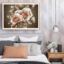 Lade das Bild in den Galerie-Viewer, Blume - voller quadratischer Diamant - 50x40cm
