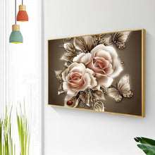Lade das Bild in den Galerie-Viewer, Blume - voller quadratischer Diamant - 50x40cm
