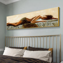Lade das Bild in den Galerie-Viewer, Dornröschen - voller runder Diamant - 90x40cm
