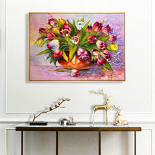 Lade das Bild in den Galerie-Viewer, Blume - voller runder Diamant - 40x30cm
