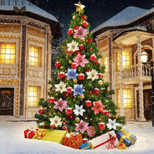 Lade das Bild in den Galerie-Viewer, Weihnachtsbaum Xmas - voller runder Diamant - 30x30cm
