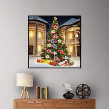 Lade das Bild in den Galerie-Viewer, Weihnachtsbaum Xmas - voller runder Diamant - 30x30cm
