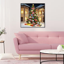 Lade das Bild in den Galerie-Viewer, Weihnachtsbaum Xmas - voller runder Diamant - 30x30cm
