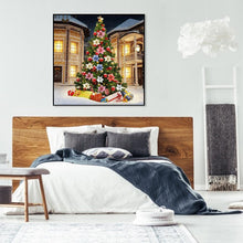 Lade das Bild in den Galerie-Viewer, Weihnachtsbaum Xmas - voller runder Diamant - 30x30cm
