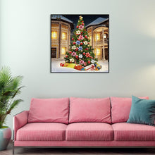 Lade das Bild in den Galerie-Viewer, Weihnachtsbaum Xmas - voller runder Diamant - 30x30cm
