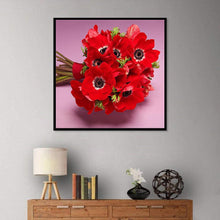 Lade das Bild in den Galerie-Viewer, Blumen - voller runder Diamant - 30x30cm
