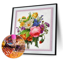 Lade das Bild in den Galerie-Viewer, Blumen - voller runder Diamant - 30x30cm
