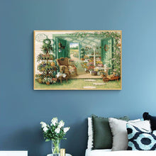 Lade das Bild in den Galerie-Viewer, Garten - voller quadratischer Diamant - 50x40cm
