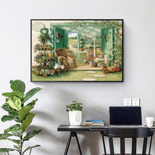 Lade das Bild in den Galerie-Viewer, Garten - voller quadratischer Diamant - 50x40cm
