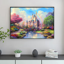 Lade das Bild in den Galerie-Viewer, Schloss - voller quadratischer Diamant - 40x50cm

