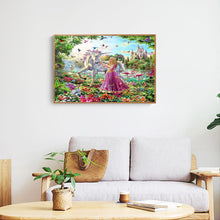 Lade das Bild in den Galerie-Viewer, Gnus und Mädchen - voller quadratischer Diamant - 50x40cm
