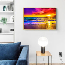 Lade das Bild in den Galerie-Viewer, Strand - voller quadratischer Diamant - 50x40cm
