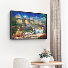 Lade das Bild in den Galerie-Viewer, Schloss - voller quadratischer Diamant - 50x40cm
