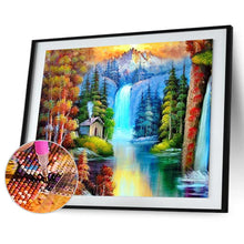 Lade das Bild in den Galerie-Viewer, Wasserfall - voller quadratischer Diamant - 50x40cm
