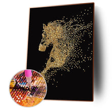 Lade das Bild in den Galerie-Viewer, Pferd - voller runder Diamant - 40x50cm
