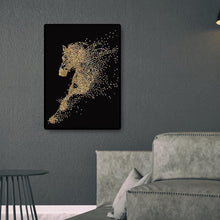 Lade das Bild in den Galerie-Viewer, Pferd - voller runder Diamant - 40x50cm
