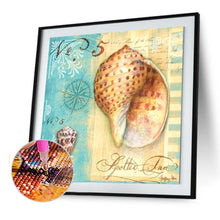 Lade das Bild in den Galerie-Viewer, Conch - voller runder Diamant - 40x40cm
