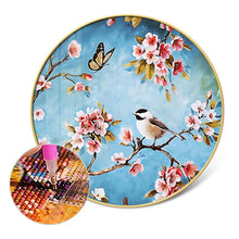 Lade das Bild in den Galerie-Viewer, Zweig Vogel - voller runder Diamant - 40x40cm
