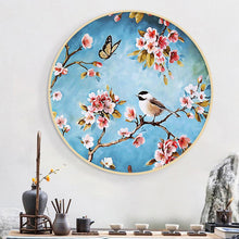 Lade das Bild in den Galerie-Viewer, Zweig Vogel - voller runder Diamant - 40x40cm
