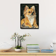 Lade das Bild in den Galerie-Viewer, Hundeperle - voller runder Diamant - 30x40cm
