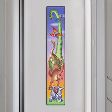 Lade das Bild in den Galerie-Viewer, Dinosaurier für Kind - voller runder Diamant - 25x115cm
