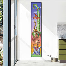 Lade das Bild in den Galerie-Viewer, Dinosaurier für Kind - voller runder Diamant - 25x115cm
