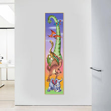 Lade das Bild in den Galerie-Viewer, Dinosaurier für Kind - voller runder Diamant - 25x115cm
