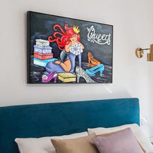 Lade das Bild in den Galerie-Viewer, Mädchen - voller runder Diamant - 40x30cm
