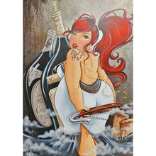 Lade das Bild in den Galerie-Viewer, Fettes Mädchen - voller runder Diamant - 30x40cm
