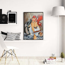 Lade das Bild in den Galerie-Viewer, Fettes Mädchen - voller runder Diamant - 30x40cm
