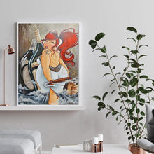 Lade das Bild in den Galerie-Viewer, Fettes Mädchen - voller runder Diamant - 30x40cm
