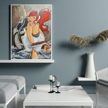Lade das Bild in den Galerie-Viewer, Fettes Mädchen - voller runder Diamant - 30x40cm
