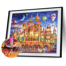 Lade das Bild in den Galerie-Viewer, Alte Burg - voller quadratischer Diamant - 50x40cm
