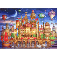 Lade das Bild in den Galerie-Viewer, Alte Burg - voller quadratischer Diamant - 50x40cm
