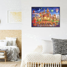Lade das Bild in den Galerie-Viewer, Alte Burg - voller quadratischer Diamant - 50x40cm
