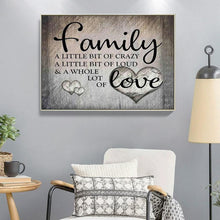 Lade das Bild in den Galerie-Viewer, Familie Weihnachten - voller quadratischer Diamant - 50x40cm
