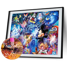 Lade das Bild in den Galerie-Viewer, Cartoon Maus Kind - voller quadratischer Diamant - 50x40cm
