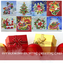 Lade das Bild in den Galerie-Viewer, 8pcs/Set-Christmas-Diamond Grußkarten

