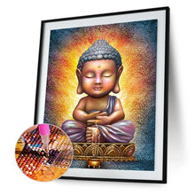 Lade das Bild in den Galerie-Viewer, Buddha - voller runder Diamant - 30x40cm
